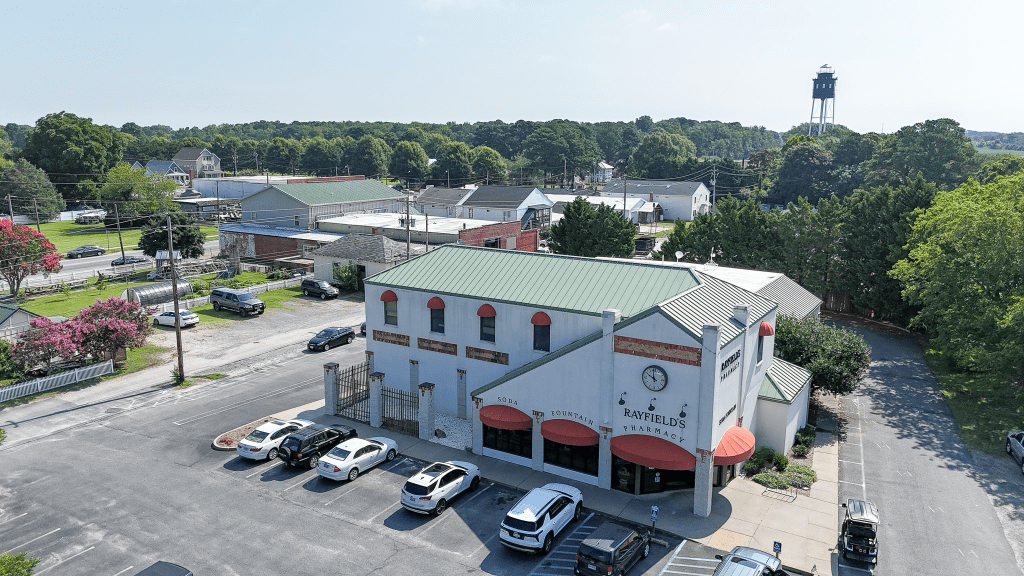 The front of Rayfield's Pharmacy 